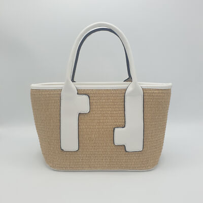 The Fiona white top handle and cross body bag