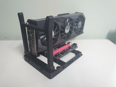 Ripe3D Dual externe GPU Grafikkartenständer für Selbermachen Mining Rig 5 PCI Steckplatz