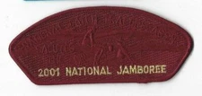 2001 National Scout Jamboree JSP National Patch Traders Assn. Burg Bdr. [MK2353]