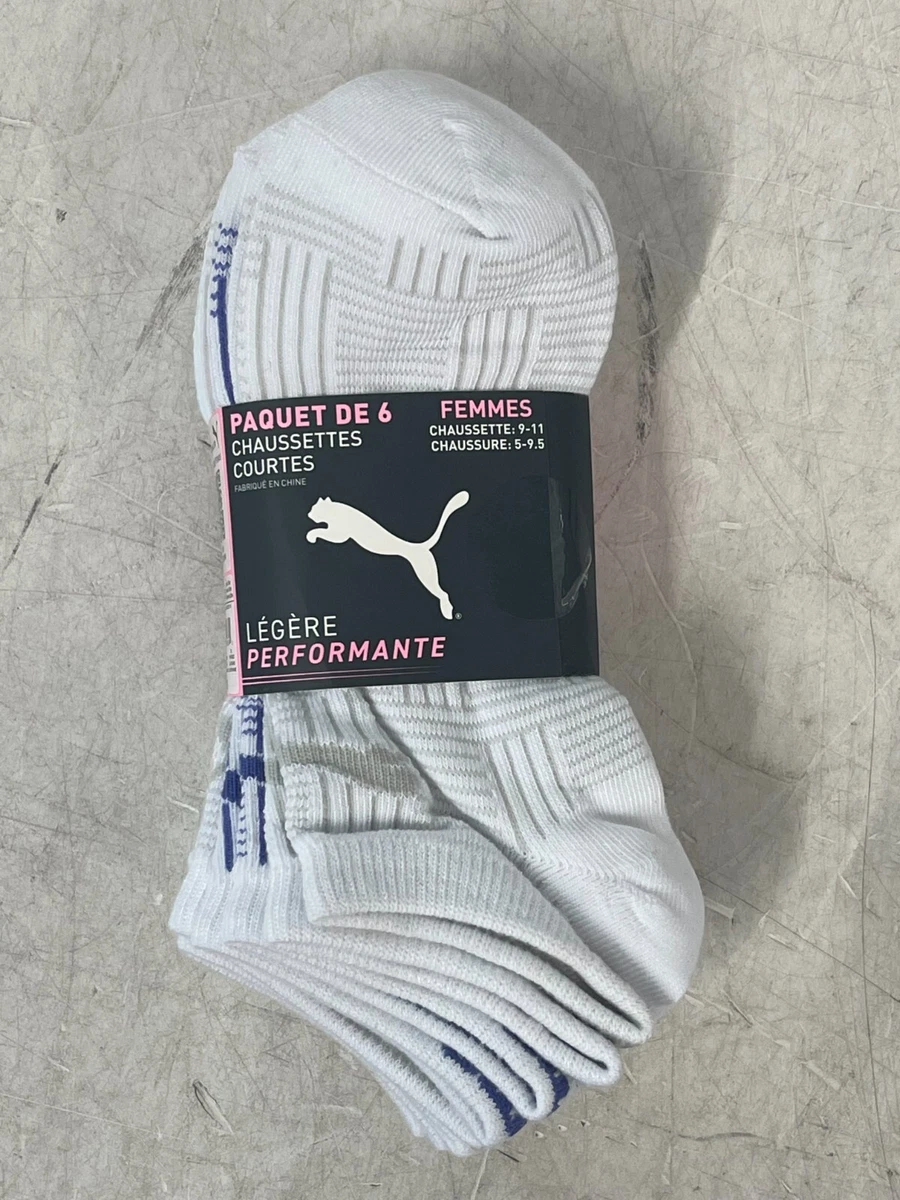 Chaussettes courtes unisexes PUMA (lot de 6 paires)