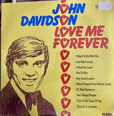 SEALED VINTAGE  79  JOHN DAVIDSON  LOVE ME FOREVER  EMUS RECORDS VINYL STEREO LP
