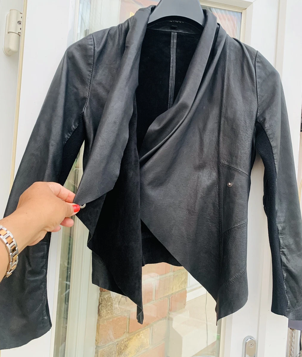 Leather shop coat warehouse