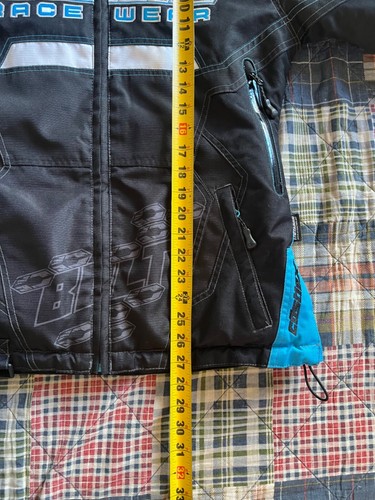 Rare Castle X Racing Snowmobile Jacket Coat Blue Black & Camo Ladies Size S - Picture 5 of 11