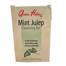 1 Queen Helene Mint Julep Face & Body Bar Soap 4.4 oz. NEW SEALED Ships Out Fast