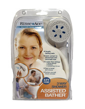 Rinse Ace Shower Bather 8' Hose Handheld Nozzle Quick Connect New Sealed