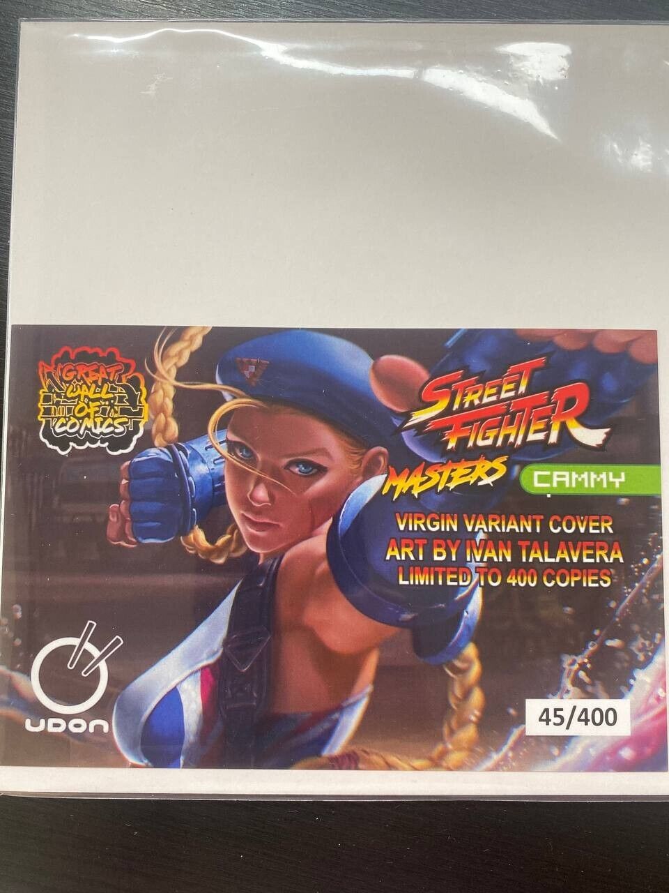 STREET FIGHTER MASTERS CAMMY #1 IVAN TALAVERA VARIANT 2023 – Great