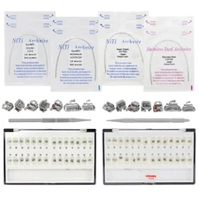 DAMON Q Dental Self Ligating Brackets Orthodontic Roth MBT Copper Niti Arch Wire