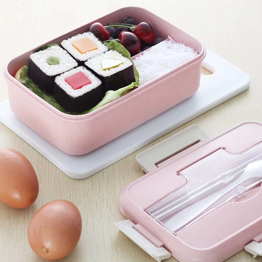 Lunch Box Leakproof Bento Box For Kids Adult Lunch Food Container Set Microwave Lunch Box Leakproof Bento Box For Kids Adult Lunch Food Container Set Microwave