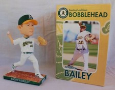 ANDREW BAILEY 2009 ROOKIE OF THE YEAR OAKLAND ATHLETICS BOBBLEHEAD A'S SGA