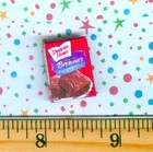 Dollhouse Miniature Size Brownie mix Box