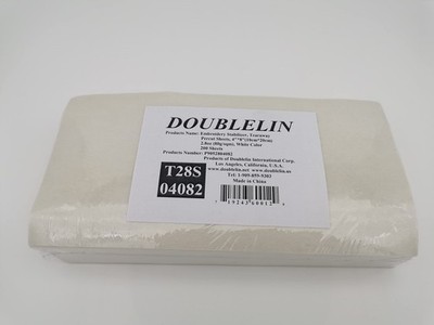 DOUBLELIN Embroidery Stabilizer, Embroidery Backing Paper(Tearaway 2.8oz Whit...