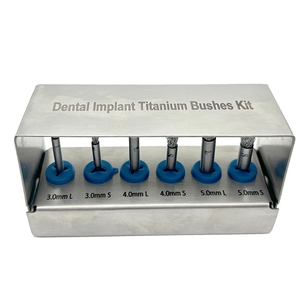 Dental Implant Threads Cleaning Brush Peri-Implantitis Prevention Tool for Titan