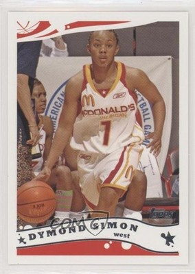 2006 Topps McDonald's High School All American Dymond Simon #G23 07rd