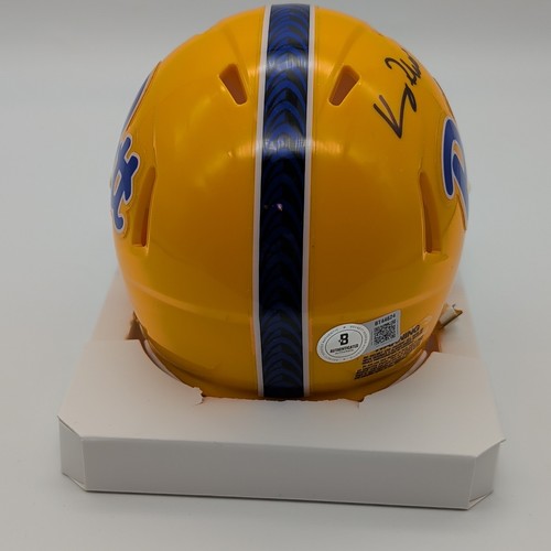 Kenny Pickett Signed Autographed Pitt Panthers Riddell Speed Mini Helmet Beckett - Picture 11 of 13