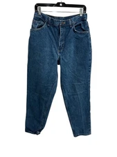 Vintage Gitano High Rise Denim Mom Jeans Blue Sz 14 Relaxed Cotton Retro