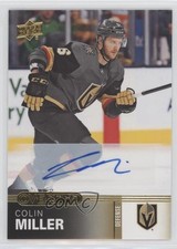 2019-20 Upper Deck Overtime Gold Foil Auto Colin Miller #32 Auto 2u9