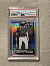 Yassel Soler 2024 Bowman Chrome 1st Pearl Refractor SSP #BCP-174 PSA 10 AZ