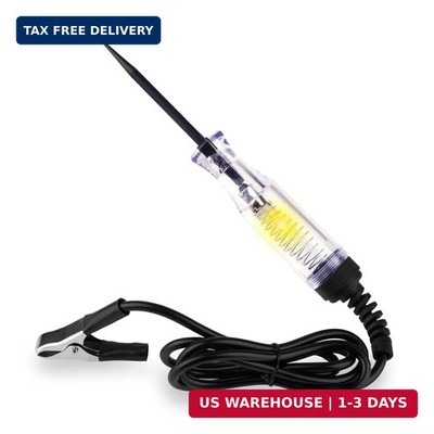 Test Light Automotive, 6-24V DC Voltage Tester, Circuit Tester with Alligator Cl