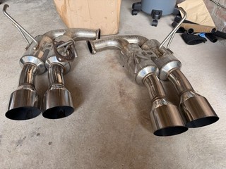Invidia R400 Cat Back Exhaust With Cobra Decat Pipe for subaru wrx sti 2015