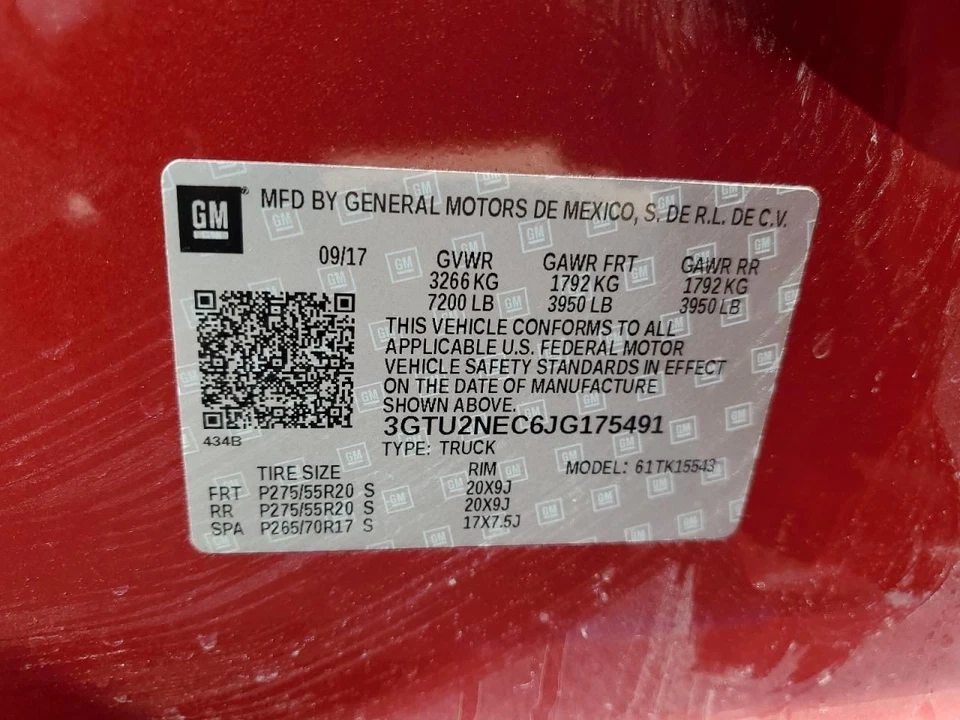 Depósito de lavado estilo clásico para camioneta Sierra 1500 15-19 401323 Foto 2 de 4