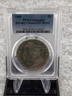 1880 Morgan Silver $1 Dollar Coin PCGS Cleaned AU DETAIL