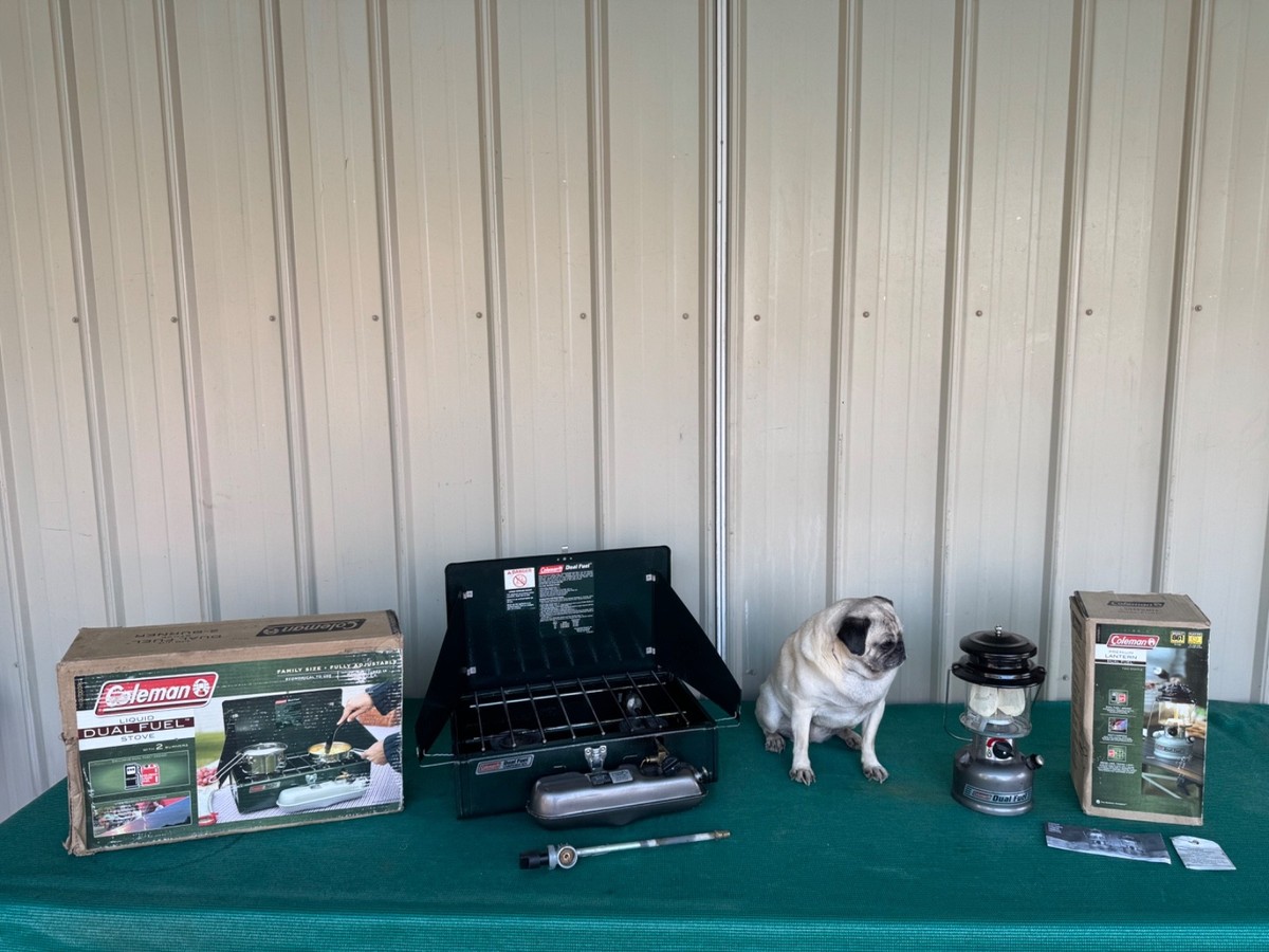 Coleman Powerhouse Unleaded 414 700 Dual Fuel 2-Burner Camp Coleman Powerhouse Unleaded 414 700 Dual Fuel 2-Burner Camp