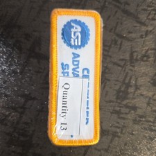 ASE Advanced Specialist Certified Patch Yello...