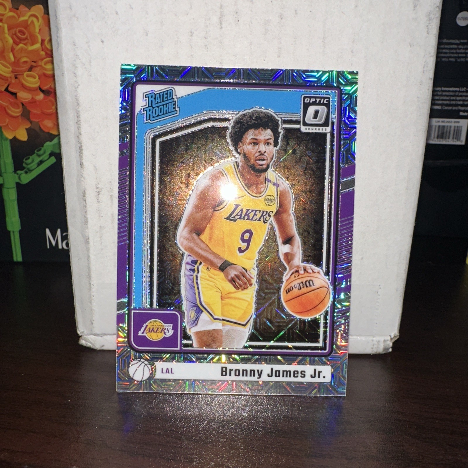 Bronny James Jr. 2024-25 Donruss Optic Rated Rookie Choice Prizm RC #282