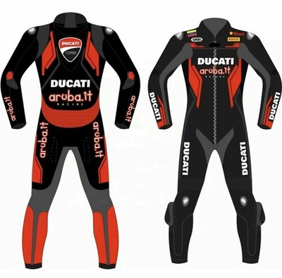 Ducati 2026 Motorcycle Racing Suit Men Leather Motorbike Riding Sports Armor CE