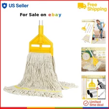 Commercial Cotton Mop Heavy Duty Industrial Wet Mop for Floor Cleaning
