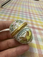 Halcyon Days English Enamel 1982 Easter Egg Box
