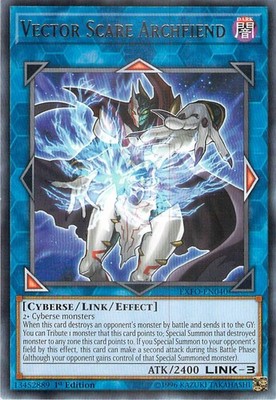Vector Scare Archfiend Rare Extreme Force EXFO-EN040 NM