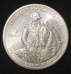 1982-P Silver Commemorative Half Dollar George Washington 