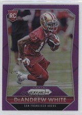 2015 Panini Prizm Rookies Violet Prizm DeAndrew White #225 6yz
