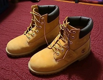Timberland Classic Boots Mens Waterproof Nubuck Wheat Size 6M s-l400.jpg main image 2