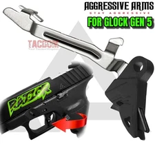 AGGRESSIVE ARMS RAZZOR STEALTH BLACK EDITION TRIGGER FOR GLOCK GEN 5 WITH BAR