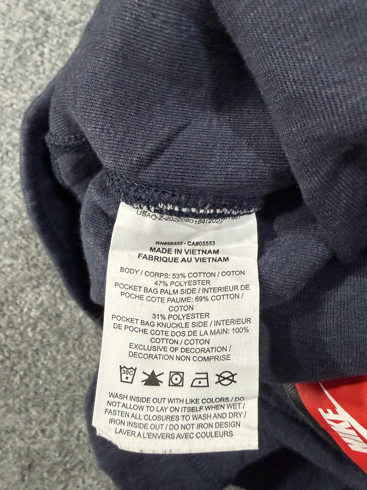 Nike Tech Fleece Sweatpants Mens Medium Blue Zip Pockets Joggers Drawstring thumbnail 7