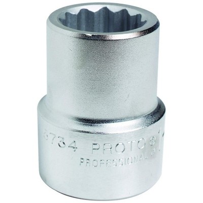 PROTO J5800 Socket, Steel, Satin, 3 1/8 in 1AR55