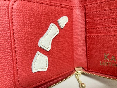 Kapital THUMBS UP BONE HAND ZIP leather wallet brand new red | eBay