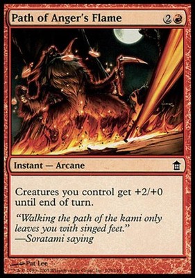 Path of Anger's Flame - SK MTG - Medium Play