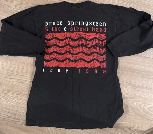 Bruce Springsteen and the E Street Band 1999 Vintage Tour T- 1990s vintage concert t-shirt, vintage, size M, single stitch, B+ condition