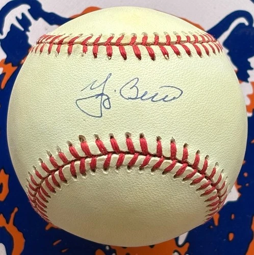 YOGI BERRA SIGNED OAL BASEBALL NEW YORK YANKEES 1972 HOF 18X AS 10X WS CHAMPION!