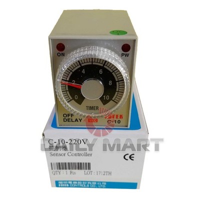 New In Box FOTEK C-10-220V Photoelectric Switch Controller 220V