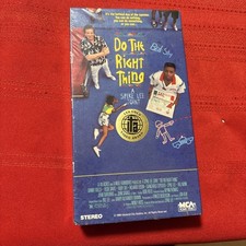 Do the Right Thing VHS, 1989 Spike Lee / Brand New Sealed OOP Watermarked