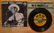 45 7" SP HANK WILLIAMS HOWLIN AT THE MOON MGM 10961