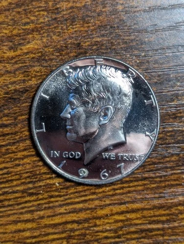 Uncirculated Proof 1967 Philadelphia Mint 40% Silver Kennedy Half Dollar