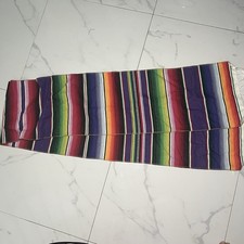 Mexican Serape table runner 100 Inches Long 13 Inches Wide