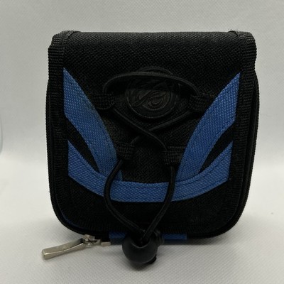 Nintendo Gameboy Advance GBA SP Black Blue Carrying Case Traveler Bag Pelican