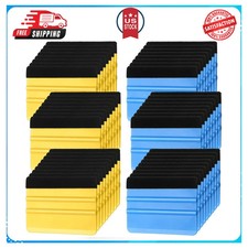 50 Pcs 4 Inch Vinyl Squeegee with Felt Edge for Car Window Decal Application