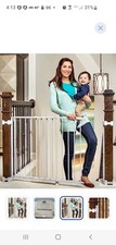 Regalo 1230DS 2-in-1 Stairway and Hallway Wall Mounted Baby Gate - White
